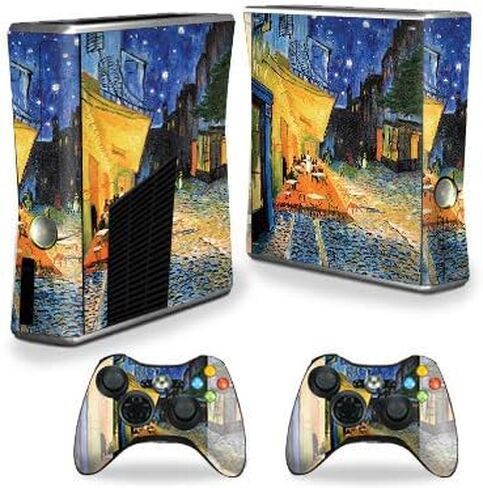 MightySkins Skin Compatible with X-Box 360 Xbox 360 S Console - Great Wave of Kanagawa | Protective, Durable, and Unique Vinyl wrap Cover | Easy to Apply, Remove, and Change Styles | Made in The USA in Saudi Arabia