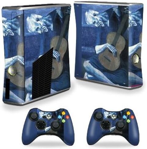 MightySkins Skin Compatible with X-Box 360 Xbox 360 S Console - Great Wave of Kanagawa | Protective, Durable, and Unique Vinyl wrap Cover | Easy to Apply, Remove, and Change Styles | Made in The USA in Saudi Arabia