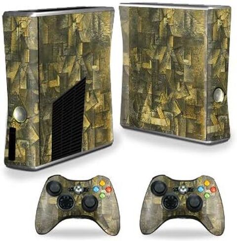 MightySkins Skin Compatible with X-Box 360 Xbox 360 S Console - Great Wave of Kanagawa | Protective, Durable, and Unique Vinyl wrap Cover | Easy to Apply, Remove, and Change Styles | Made in The USA in Saudi Arabia