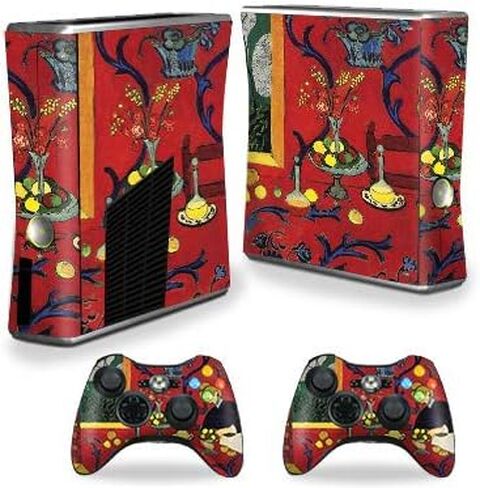MightySkins Skin Compatible with X-Box 360 Xbox 360 S Console - Great Wave of Kanagawa | Protective, Durable, and Unique Vinyl wrap Cover | Easy to Apply, Remove, and Change Styles | Made in The USA in Saudi Arabia