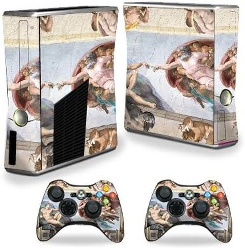 MightySkins Skin Compatible with X-Box 360 Xbox 360 S Console - Great Wave of Kanagawa | Protective, Durable, and Unique Vinyl wrap Cover | Easy to Apply, Remove, and Change Styles | Made in The USA in Saudi Arabia