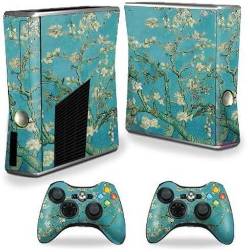 MightySkins Skin Compatible with X-Box 360 Xbox 360 S Console - Great Wave of Kanagawa | Protective, Durable, and Unique Vinyl wrap Cover | Easy to Apply, Remove, and Change Styles | Made in The USA in Saudi Arabia