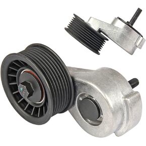 53010158AB Belt Tensioner with Pulley Assembly Fits for Dodge Ram 1500 2500 Dakota Durango Van 1992-2003, Grand Cherokee 1993-1998 replace 38116 53010158AC 419-301