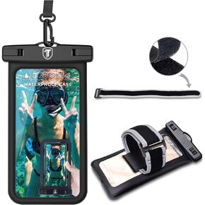 Njjex Waterproof Phone Pouch Floating Case Cell phone Dry Bag For Samsung Galaxy S24 Ultra S23 S22 S21+ S20 S10 S9 Note 20 A13 A03s A02s A12 A32 A14 A15 A23 A71 iPhone 15 Pro Max 14 13 12 11 Xr X 8+ 7