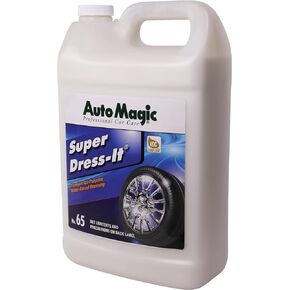 Auto Magic Super Dress-It - Water-Based Silicone Dressing for Air Vents, Tires, Hoses - 128 Fl Oz