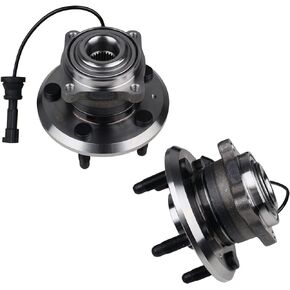 512440 2PCS Rear Wheel Bearing and Hub Assembly Compatible with for Chevy Equinox, GMC Terrain, 2010 2011 2012 2013 2014 2015 2016 2017, 5 Lug w/ABS