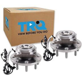 TRQ Front Wheel Bearing & Hub Assembly Set Compatible with 2019-2021 Ram 2500 3500