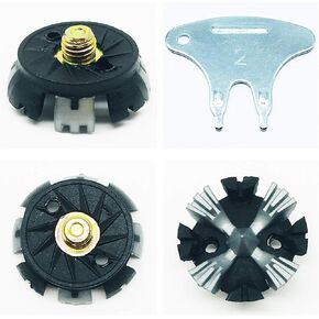 28 قطعة من مسامير الجولف البديلة من LONGKUN برغي معدني في مسامير لأحذية الجولف ومرابط الجولف مع قطعة واحدة من مفتاح ربط مرابط الجولف (أسود/رمادي) in Kuwait