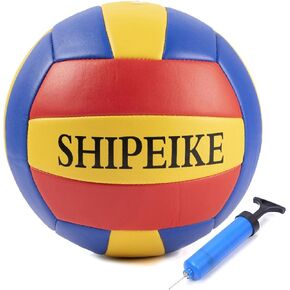 Volleyball Official Ball Thicker PU Waterproof Anti-Explosion 15+ Years Kids Girls Boys Indoor Training Game Outdoor Sand Beach Pool Play Pump Needle