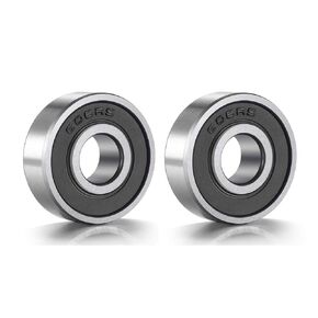 Donepart 100 Pack 608-2RS Skateboard Bearings, C3 High Speed Sealed Bearings for Electric Motor, Skateboards, Scooters, Longboard, 3D Printer, Wheel Hub