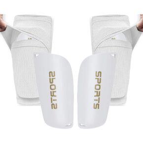 Soccer Shin Guards for Kid Youth Teen Adult - Shin Guards Sleeves with Inserted Pocket Cushion Protection Reduce Shocks and Injuries for TeamSports