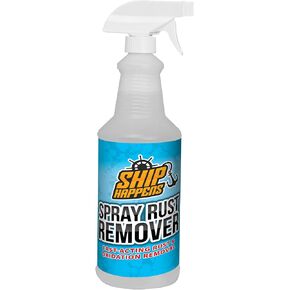 Spray Rust Remover for Boats, Stain Removal Multi-Surface Cleaner for Metal, Stainless Steel, Fiberglass, Fast-Acting, Gentle and Effective