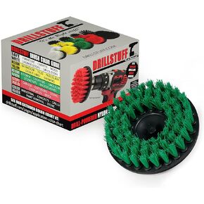 Drill Brush - Boat Accessories - Hull and Deck- Cleaning Supplies - Spin Brush - Fiberglass, Aluminum, Gel Coat, Wood, Painted - Kayak - Raft - Jet Ski - Fishing Boat - Inflatable - Hull Cleaner
