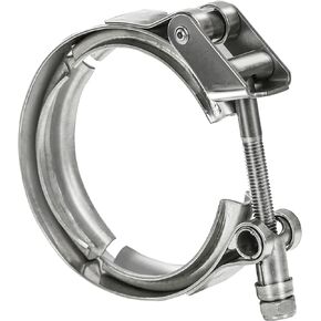 WYSIWYKA 2 Inch Quick Release V band Clamp-Stainless Steel_304,for Exhaust Pipe Flange Clamp Kit 1 Pack