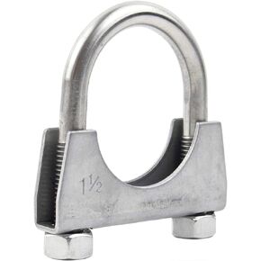 RP Remarkable Power, Stainless Steel U-Bolt Muffler/Exhaust Clamp (1.625")