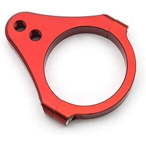31mm Diameter Aluminum Universal Steering Damper Fork Frame Mounting Clamp Bracket Foot Fixer for Motorcycle Bike Modification