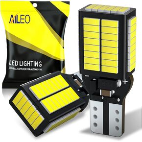 AILEO Upgraded 912 921 LED Bulb Reverse Light, 3600LM Super Bright 6000K White 4014 54-SMD Chipset Canbus No Error T15 W16W 906 904 922 920 LED Backup Light Bulb Replacement, 2PCS