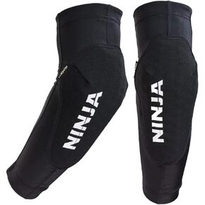 Ninja MTB Speed King Elbow Pad, Flexible BMX and Mountain Bike Elbow Pads, Great Protection & Lightweight Design, for Men and Women