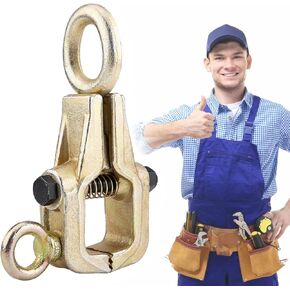 2-Way Frame Puller, 5 Ton Self-Tightening Frame Puller Auto Body, 2-Way Auto Body Clamp for Heavy Duty Car Vehicle Body Repair