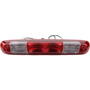 Dasbecan GM25890530 Red Rear Center High Mount Brake Light Compatible with GMC Sierra Chevy silverado 2007-2013 Replace 923-247 Led Lamp 923-247 LED Red Housing 3rd Third Tail Brake Lamp