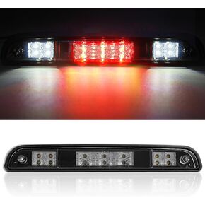 3rd Third Brake Light for 1992 1993 1994 1995 1996 1997 Ford F150 F250 F350 Bronco, Waterproof High Mount Stop Light, Smoked Lens Tail Brake Light Cargo Lamp with Gasket