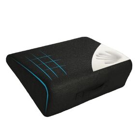 HOMBYS Memory Foam Car Seat Cushions for Short People,Car Booster Seat for Short Drivers,Ultra Thick Adult Booster Seat for Car Driving,Wedge Seat Cushion 6" Thickness,Black Mesh Cover