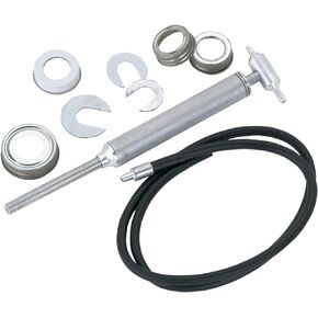 LUMAX LX-1346 Gray Brake Fluid Pump. Designed to Pump Most Non-Corrosive fluids from one Gallon (3.8 L) cans Such as Brake Fluid, Power Steering Fluid, etc.