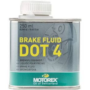 Motorex 300280 High Performance Brake Fluid Dot 4 with Optimum Braking Performance, 0.25 Liters