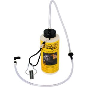 Phoenix Systems 7002-B One-Man Brake Bleeder Capture Bottle with Quick Adapter, 12 Ounces