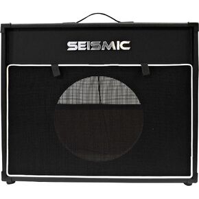 Seismic Audio - 12" GUITAR SPEAKER CABINET EMPTY - 7 Ply Birch - Speakerless 1x12 Cab - Vintage NEW - Orange Tolex - Black Cloth Grill - Front or Rear Loading Options