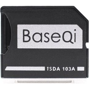 BaseQi Aluminum microSD Adapter for MacBook Air 13" and MacBook Pro 13"/15" (Non-Retina) Models