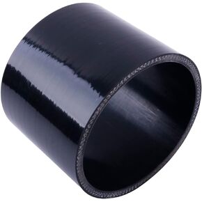 2 1/4 inch Silicone Straight Hose Pipe Coupler,ID 2.25″(57mm),Length 3"(76mm),Wall Thickness 4-Ply (5.4mm) Turbo Hoses