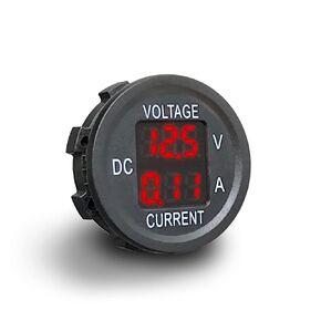 MGI SpeedWare 2-in-1 Voltmeter/Ammeter 12vDC with LED Digital Display (Blue)