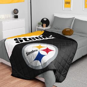 FOCO NFL Team Color Wordmark Weighted Blanket 60" x 80"