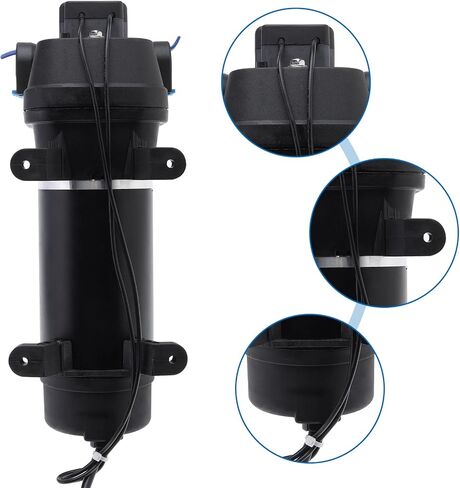 NovelBee AC 110V Self Priming Water Pressure Diaphragm Pump,4.5GPM Water Pressure Pumps for Boat Caravan RV Marine in Saudi Arabia
