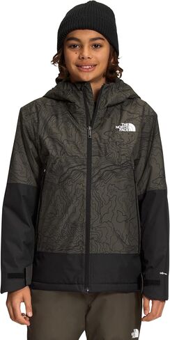 THE NORTH FACE Boys' Freedom Insulated Jacket, New Taupe Green Lay Of The Land Print, X-Large in Saudi Arabia