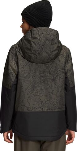 THE NORTH FACE Boys' Freedom Insulated Jacket, New Taupe Green Lay Of The Land Print, X-Large in Saudi Arabia