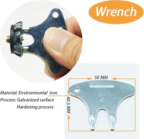 28 قطعة من مسامير الجولف البديلة من LONGKUN برغي معدني في مسامير لأحذية الجولف ومرابط الجولف مع قطعة واحدة من مفتاح ربط مرابط الجولف (أسود/رمادي) in Kuwait