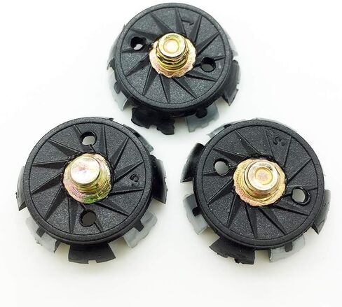 28 قطعة من مسامير الجولف البديلة من LONGKUN برغي معدني في مسامير لأحذية الجولف ومرابط الجولف مع قطعة واحدة من مفتاح ربط مرابط الجولف (أسود/رمادي) in Kuwait