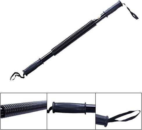 Power Twister Bar for Arm Upper Body Strength Training Workout Heavy Duty Arm Builder 44lbs/66lbs/88lbs/110Ibs for Choice in Kuwait