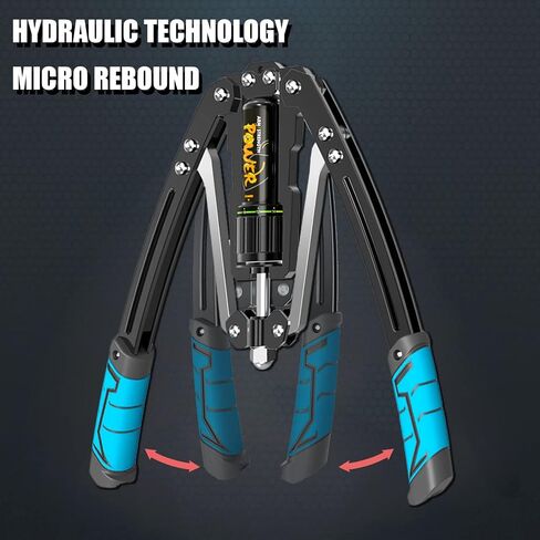 Arm Exercise Equipment Chest Workout - Hydraulic Power Twister 10 Gears Adjustable 22-440lbs,Chest Exerciser for Men,Arm Workout Equipment,Thick Steel Wear-Resistant, Non-Slip Handle PU Rubber in Saudi Arabia