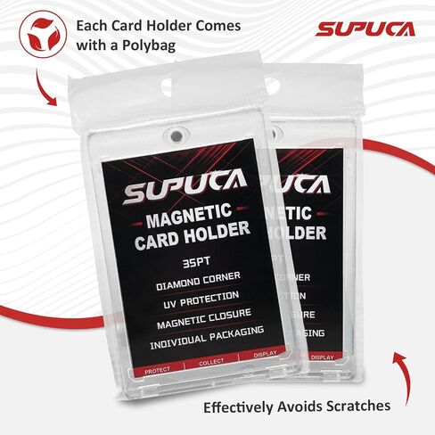 100ct Magnetic Card Holder, 35PT One Touch Card Holder in Kuwait