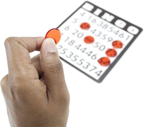 توفر Royal Bingo 1000 حزمة من رقائق البنغو (مختلطة) - مجموعة كبيرة من أقلام التحديد الشفافة مقاس ¾ بوصة للبنغو والعد ورموز الألعاب، رائعة لقاعات البنغو والألعاب كبيرة الحجم in Kuwait