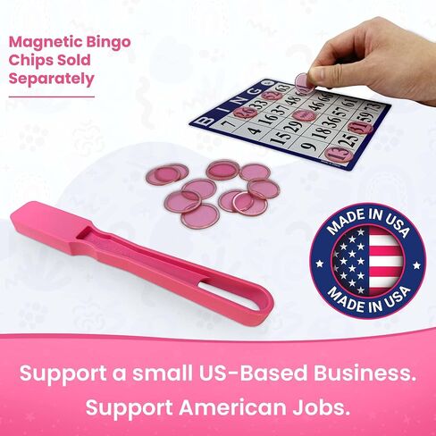 MR CHIPS Made in USA Magnetic Bingo Wands - 7 Colors to Choose from - 1 Piece, Ideal for Bingo, Science Experiments, Homeschool Accessories, Fridge Décor & Sewing Supplies in Saudi Arabia