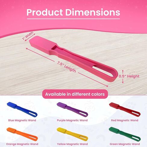 MR CHIPS Made in USA Magnetic Bingo Wands - 7 Colors to Choose from - 1 Piece, Ideal for Bingo, Science Experiments, Homeschool Accessories, Fridge Décor & Sewing Supplies in Saudi Arabia