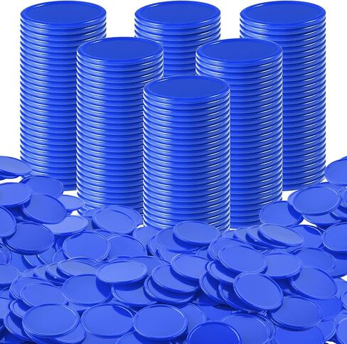 600 قطعة من رقائق البوكر البلاستيكية لأقراص عدادات التعلم من Coopay، علامات أقراص عد شرائح البنغو لممارسة الرياضيات ورموز ألعاب بطاقات البوكر، ومكافآت التدريس، 38 مم/ 1.5 بوصة (6 ألوان) in Saudi Arabia