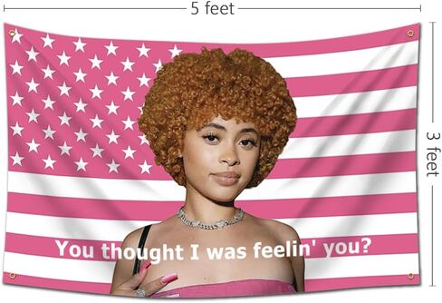 مغني الراب التوابل راية 3x5 أقدام مضحك نسيج كلية النوم العلم لغرفة رجل الكهف فرات جدار ديكور العلم العلم مع 4 الحلقات النحاسية ديكور الغرفة، في الهواء الطلق، هدية in Kuwait