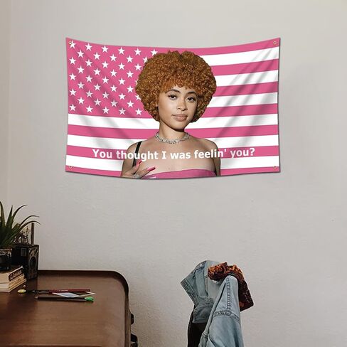 مغني الراب التوابل راية 3x5 أقدام مضحك نسيج كلية النوم العلم لغرفة رجل الكهف فرات جدار ديكور العلم العلم مع 4 الحلقات النحاسية ديكور الغرفة، في الهواء الطلق، هدية in Kuwait