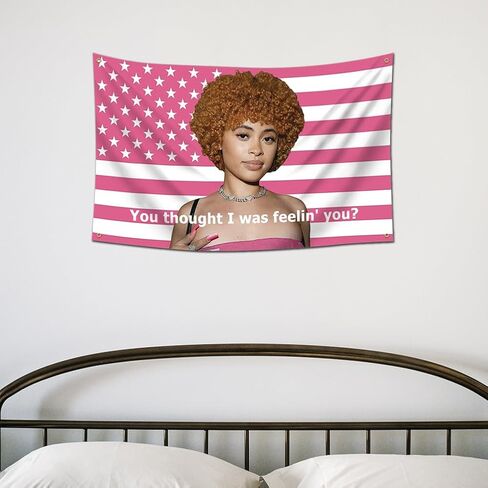 مغني الراب التوابل راية 3x5 أقدام مضحك نسيج كلية النوم العلم لغرفة رجل الكهف فرات جدار ديكور العلم العلم مع 4 الحلقات النحاسية ديكور الغرفة، في الهواء الطلق، هدية in Kuwait