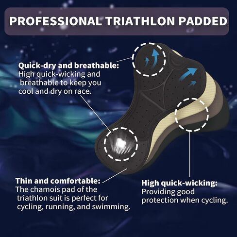 بدلات الترياتلون للرجال قطعة واحدة بدون أكمام بدلة رطبة للجري وركوب الدراجات والسباحة (أسود-برتقالي، متوسط) in Kuwait